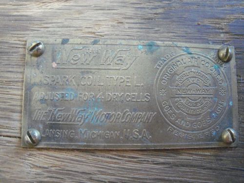 old gas engine tag