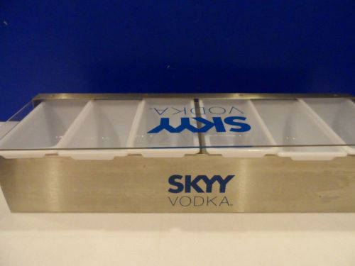 SKYY Vodka Barware Condiment Caddy Retail Bar
