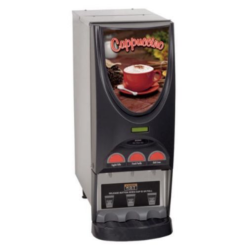 Bunn imix -3 cappuccino 3 dispenser machine stainless steel for sale