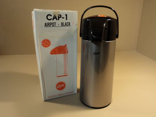 Wilbur Curtis Airpot Black/Gray 2.2 Liter CAP-1 Stainless Steel