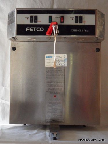 Fetco CBS-32Aap Dual commercial coffee brewer maker AS IS Stainless Steel