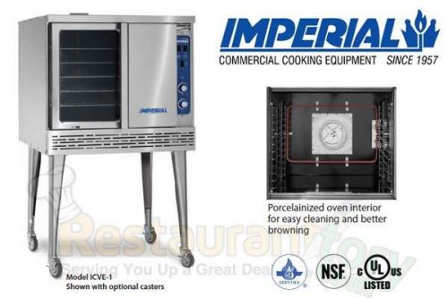 IMPERIAL COMMERCIAL CONVECTION OVEN SINGLE DECK STANDARD ELECTRIC MODEL ICVE-1