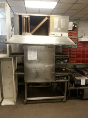 LINCOLN PIZZA OVEN 1132 DBL STACK WITH VENTLESS HOOD