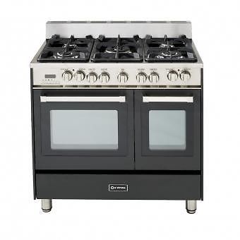 Verona 36&#034;  dual fuel convection range with double oven - matte black ~ for sale