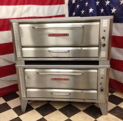 BLODGETT 1048 PIZZA OVENS BRAND NEW PIZZA OVEN DOUBLE STACKED