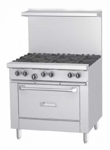 New Garland G36-6R G Series 36&#034; Restaurant Range 6 Burners with Oven