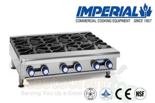 Imperial hot plates open burners cast iron grates nat gas model ihpa-2-12 for sale