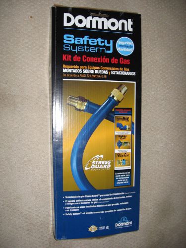 Dormont 16100kitcf2s48ps safety system moveable gas connector kit nib for sale