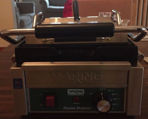 Waring Commercial WPG150 Compact Italian-Style Panini Grill, 120-volt