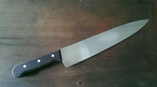 FORSCHNER VICTORINOX 28CM 11&#034; PROFESSIONAL COOK KNIFE KITCHEN CUTLERY ROSEWOOD