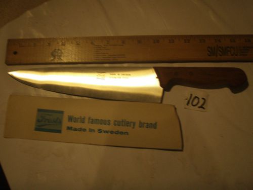 FROST 10&#034;CHEFS KNIFE WITH WOOD HANDLE #102