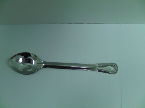 13&#034; Slotted Basting Spoon, Stainless Steel, Serving