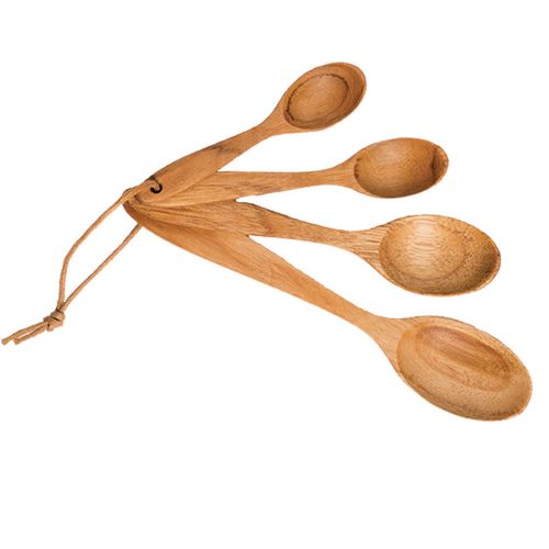 Be Home Teak Measuring Spoon Set of 4