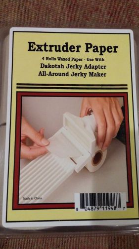 NEW Dakotah Extruder Wax Paper for All Around Jerky Maker