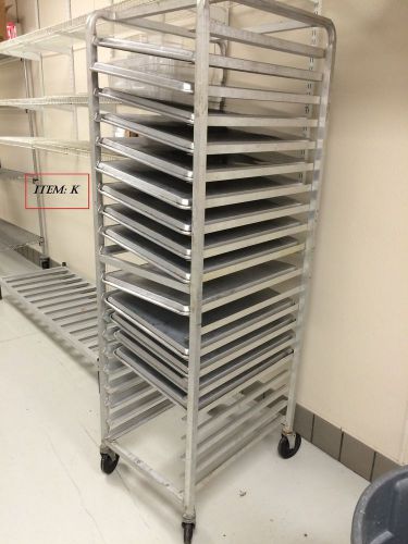Pizza shop liquidation / 2 mobile pizza tray carts for sale