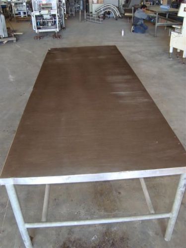 44&#034; x 120&#034; stainless steel top work tables for sale