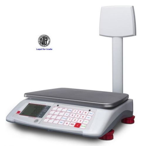 Ohaus Aviator Retail Price Computing Scale/Pole 60X0.02 LB,NTEP,Legal For Trade