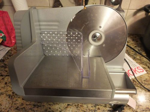 Electric stainless steel meat slicer - Cooks from JC Penney home collection