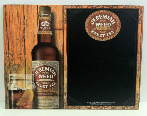 JEREMIAH WEED WOODEN MENU SIGN BOARD....SIZE:29&#034; X 22&#034;..NEW!!!.