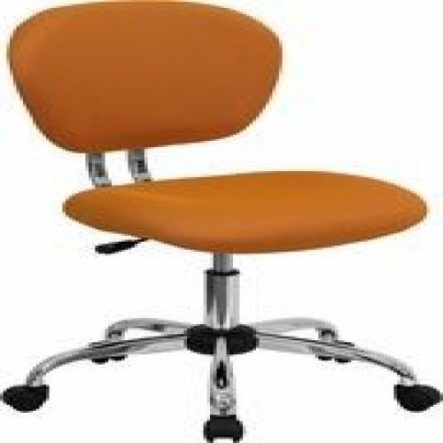 Flash Furniture H-2376-F-ORG-GG Mid-Back Orange Mesh Task Chair