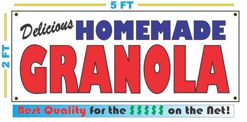 HOMEMADE GRANOLA BANNER Sign NEW Larger Size Best Quality for the $$$ BAKERY