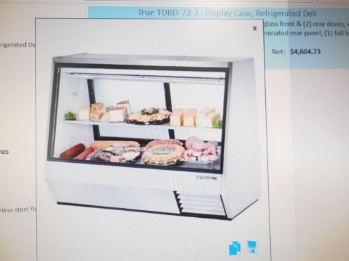 True #tdbd 72-2 - deli display case, refrigerated for sale