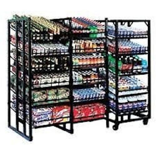 NEW STYLELINE Rolling Beverage Cart for Walk In Cooler/Freezer Glass Displays