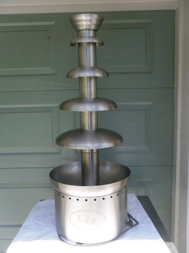 Design &amp; realisation 40&#034; large commercial chocolate fountain model md-1 for sale