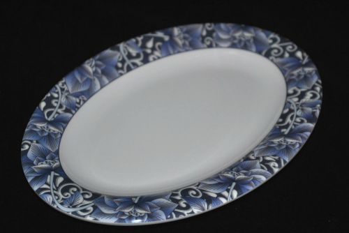 1 Dz New Melamine LCP02120L 12&#034;Oval Dinner Plate(11-7/8&#034; X8-5/8&#034;) Lotus pattern