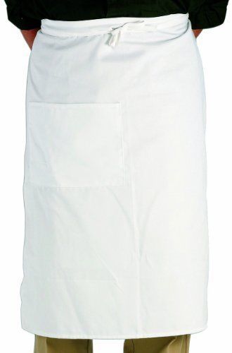 New crestware bistro apron 2 pocket  white for sale