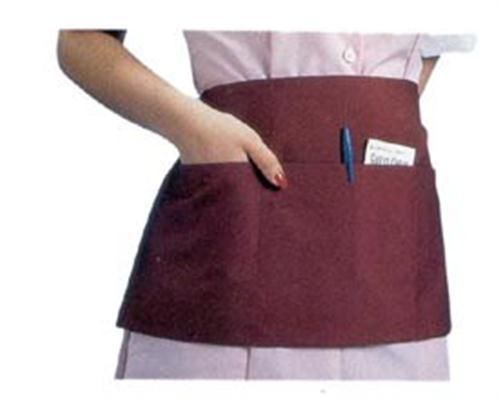 Front of the House Apron Waist 22 w x 11 long. Purple