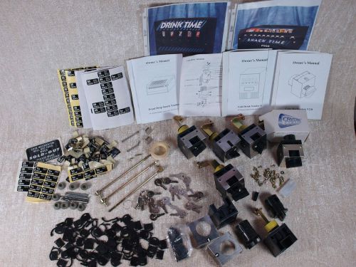 Lot of parts, accessories for vending machines VM-150, VM-250, FR SM key, coin