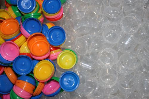 1000 1&#034; Empty Vending Capsules Gumball Machine Bulk Toys craft supplies Easter