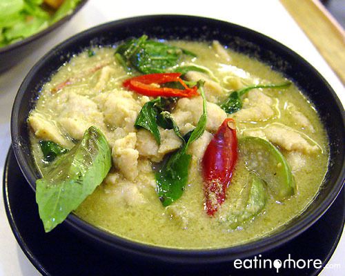 Thai Food Chicken Green Curry Soup Recipe Dish Menu Homemade Oriental Cuisine