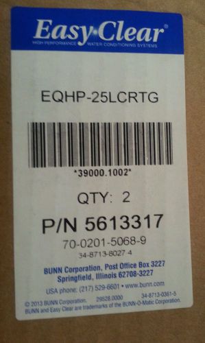 BUNN Easy Clear Lot of (2)  5613317 39000.1002  Bunn Replacement Cartridge NEW