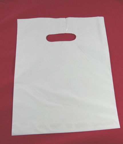 100 9&#034; x 12&#034; (50) WHITE &amp; (50) BLACK GLOSSY Low-Density Plastic Merchandise Bags