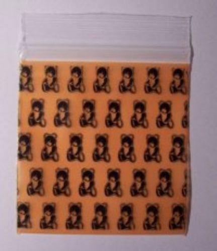 Printed Mini-ZipLock - Zip Lock Bags/Baggies -?300 - 2&#034;w X 2&#034;h???Teddy Bears