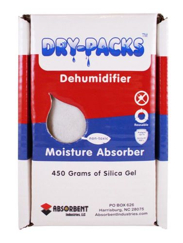 Dry-Pack Dehumidifier Box 450 Gram Silica Gel Desiccant