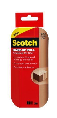 Scotch Brown Cover-up Roll - 6&#034; Width X 30 Ft Length - Reusable, (rucur30)