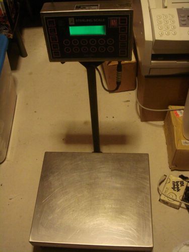 Sterling digital scale dw810-n4ss 50 lb max for sale