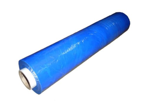 24 x BLUE QUALITY CLING PALLET STRETCH WRAP STRONG SHRINK  FILM 250m