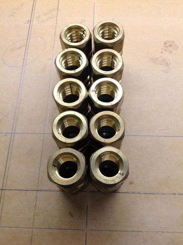 LOT OF 10 WARDFLEX 3/4&#034; GAS COUPLINGS 20A  OLD STOCK FREE SHIPPING