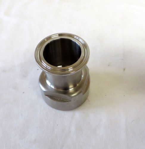 Vne  adapter female 1.5&#034; clamp ss stainless steel for sale