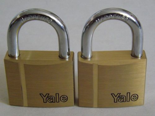 2 x yale padlock keyed alike 40mm high quality lock locksmith same key for sale