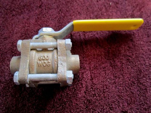 (new) apollo conbraco cii ( id:5/8&#034; )brass ball valve  600 wog for sale