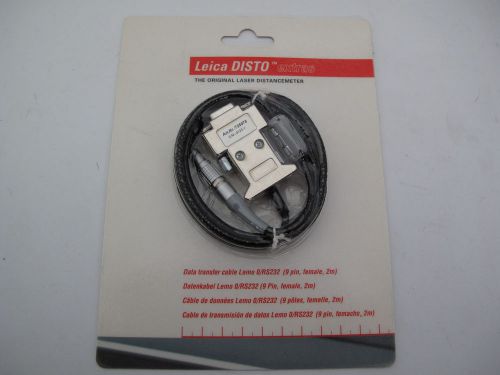 LEICA DISTO Extras Data Transfer Cable Lemo O/RS232 9 Pin Female New in Package