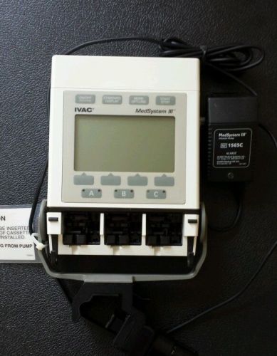 Alaris IVAC Medsystems III 2863B Infusion Pump - Multi Channel Infusion Pump-!!!