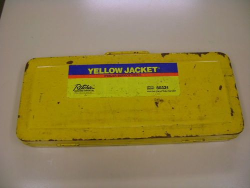 Yellow Jacket Ratchet Hand Tube Bender   Used  60331