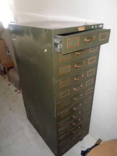 12 Drawer Metal File Cabinet