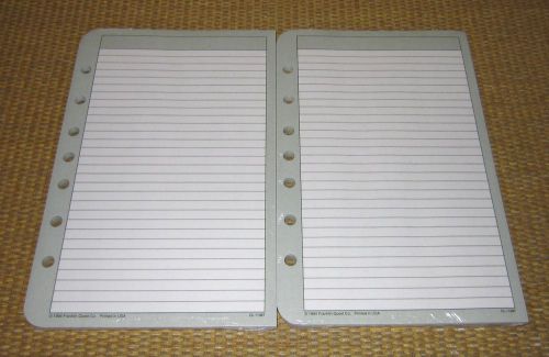 Classic Size | *NEW* Lined Pages (x2) 100 Sheets FRANKLIN COVEY Planner